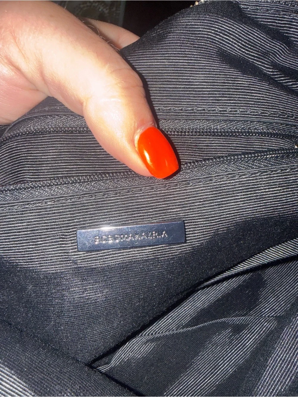 BCBGMaxAzria Iridescent Multicolor Sequin Clutch